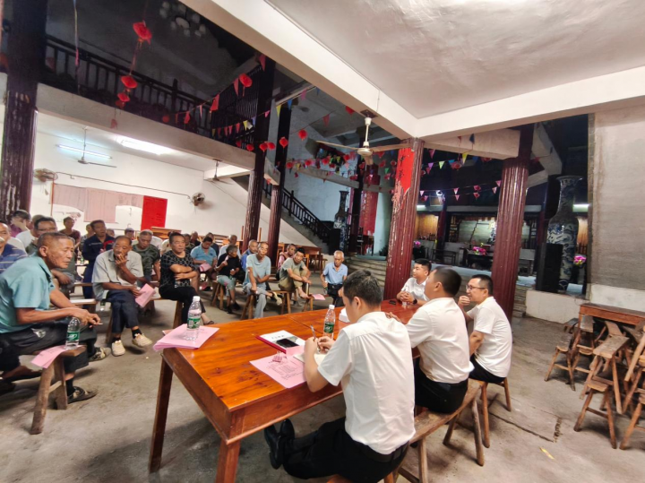 夜话民情传政策 深耕基层护平安——江西都昌县北山乡常态化开展“声韵北山”夜谈会